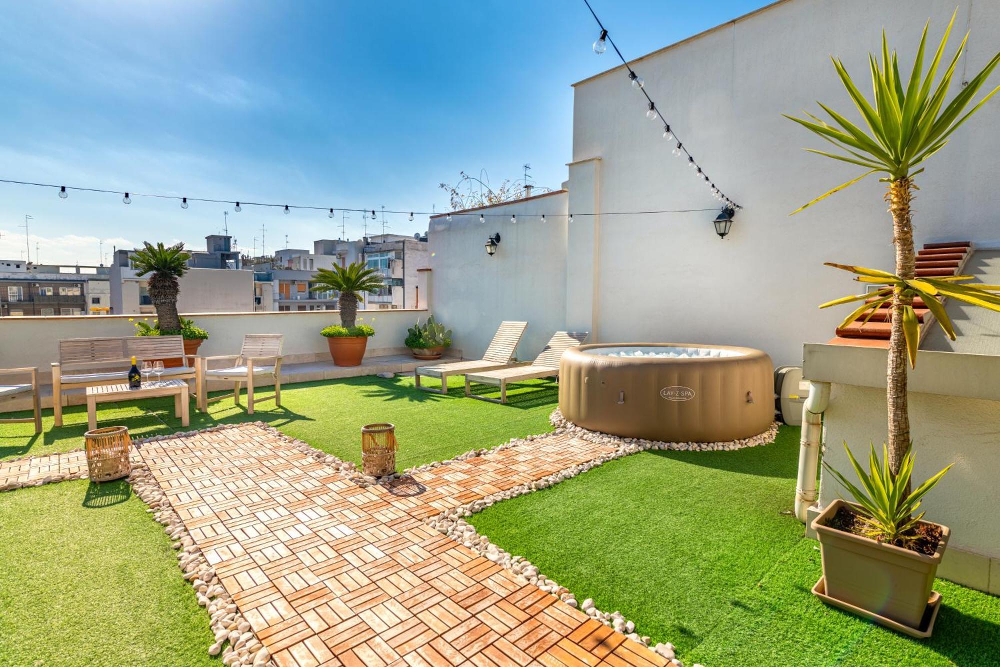 150mq Rooftop Paradise - Spacious Private Terrace Appartement Bari