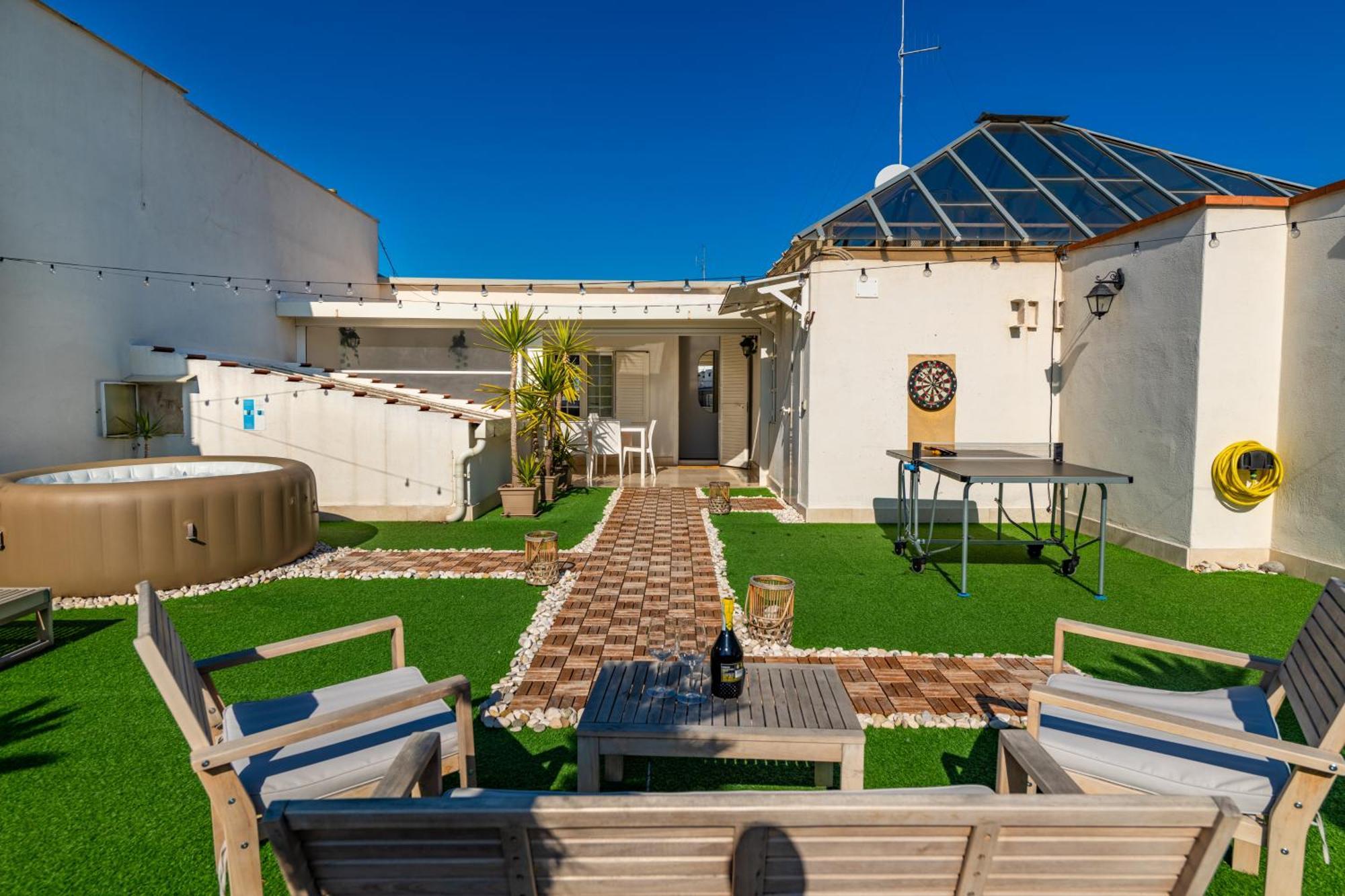 Appartement 150mq Rooftop Paradise - Spacious Private Terrace Bari